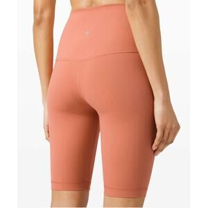 Lululemon Align Super High Rise 10" Short in Rustic Coral - Size 4